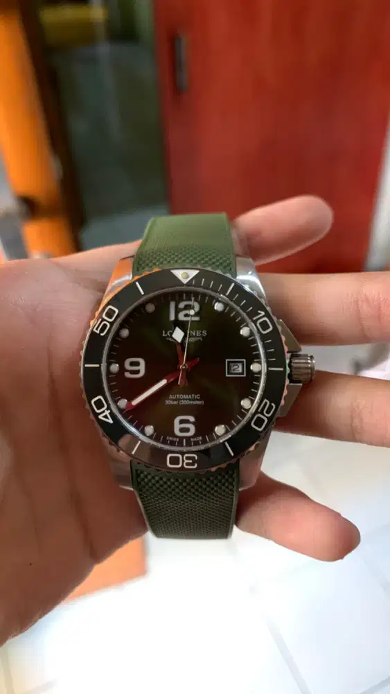 Jam Tangan Longines HydroConquest 41 mm Green Dial