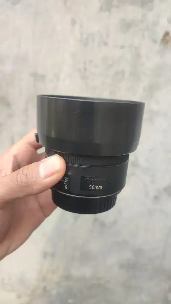 Lensa canon 50mm f1.8 stm murmer siap pakai