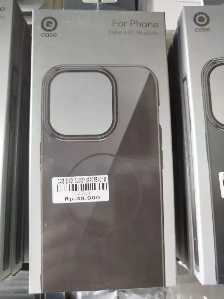 CASE BLACK GLOSSY OPPO RENO 14F