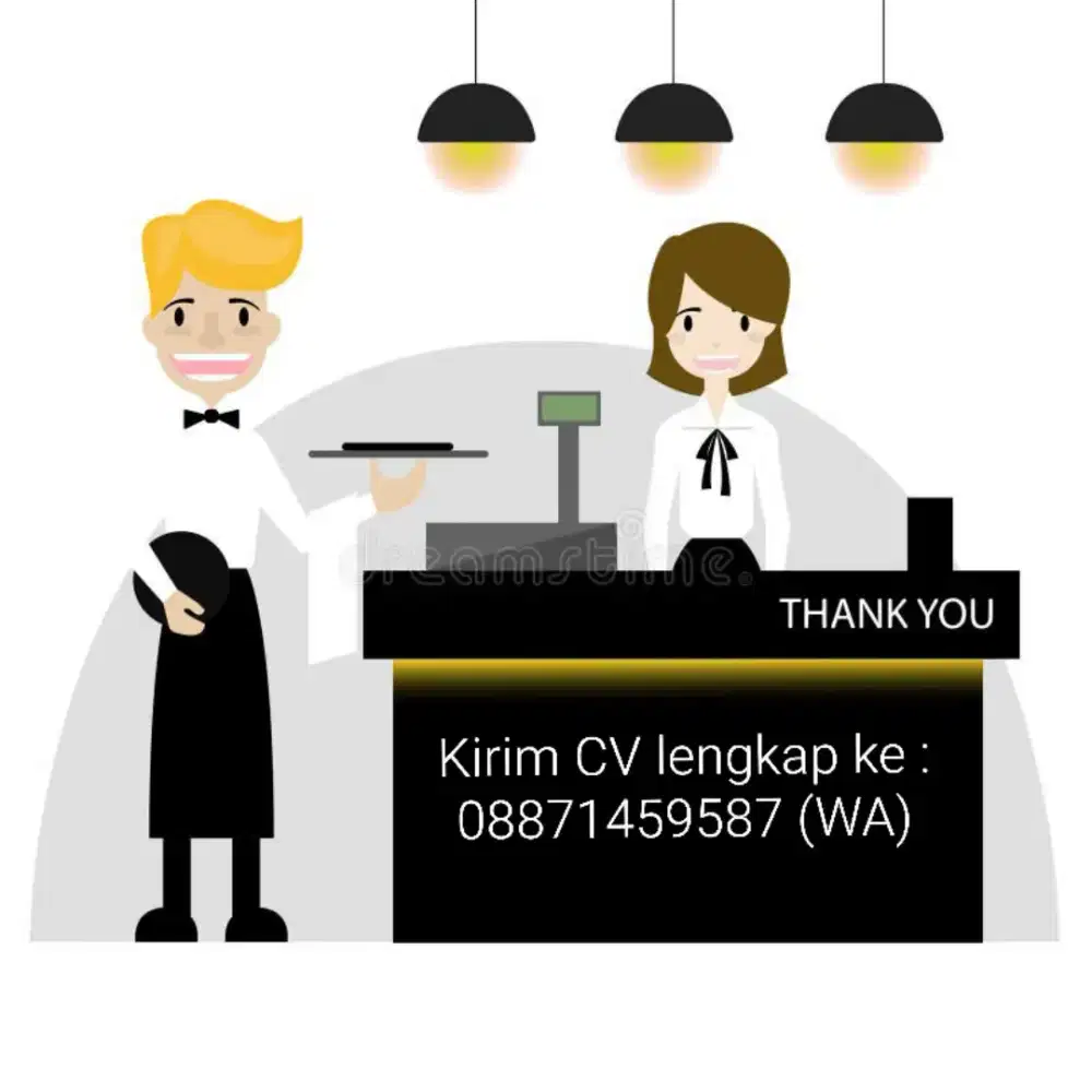 Dibutuhkan Kasir/Waiters wanita