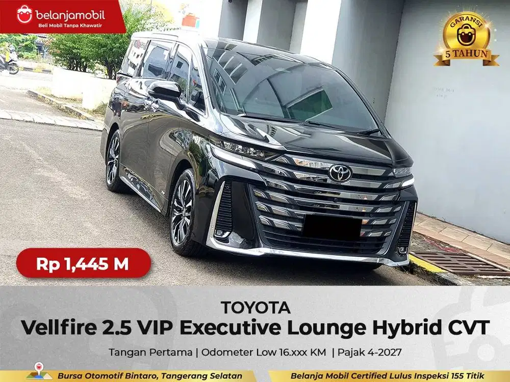 [ LOW KM 16RB ] Toyota Vellfire VIP Executive Lounge Hybrid 2024/2025
