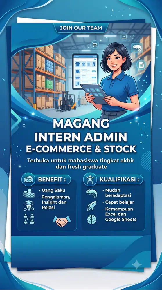 INTERN ADMIN E-COMMERCE & STOCK