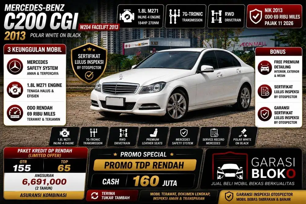 Mercedes-Benz C200 CGI W204 Facelift 2013