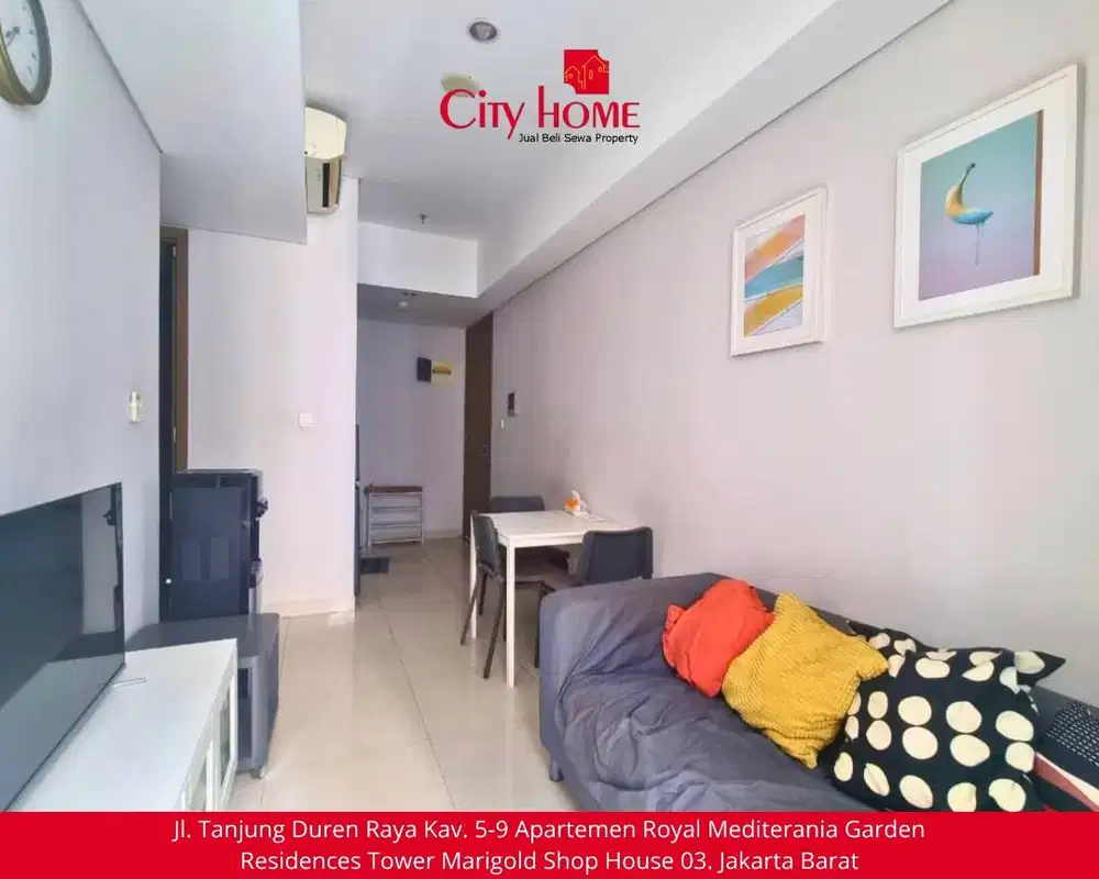 Best Deal! Apartemen 2BR Full Furnish Connected To Mall Taman Anggrek