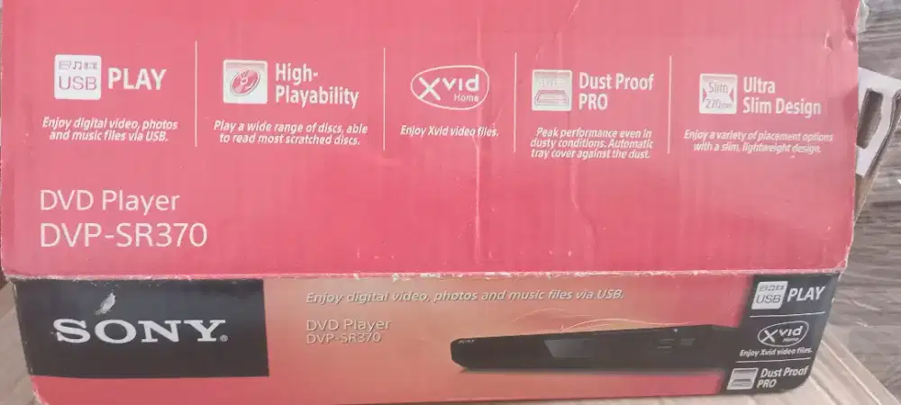 Dvd player merk sony