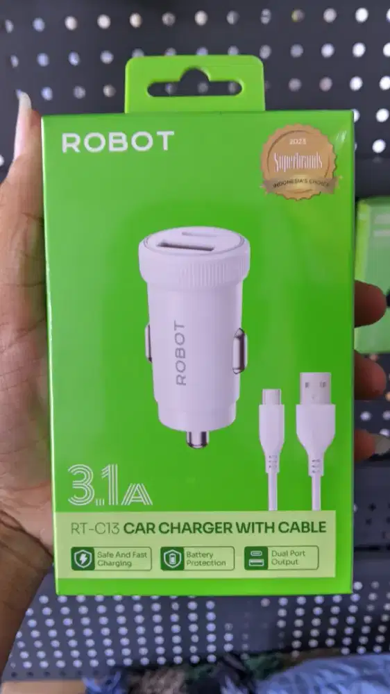 CAR CHARGER TYPE-C ROBOT RT-C13