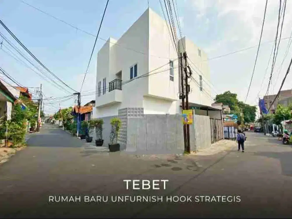 Rumah New minimalis 2 lantai di Tebet, Jalan 2 mobil