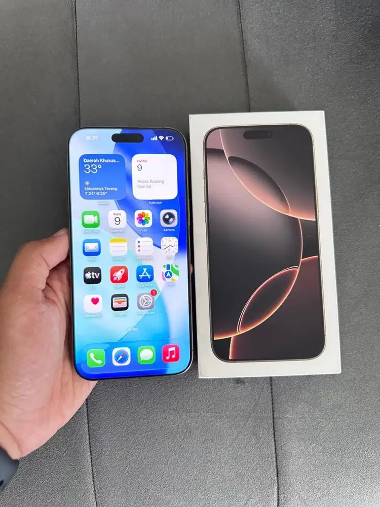 IPHONE 16 PROMAX 256 GB IBOX FULLSET BARU 5 HARI PAKAI