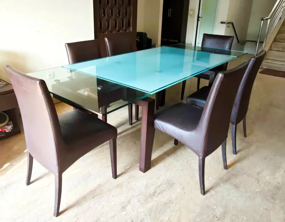 Meja makan 8kursi ex import  Caligaris