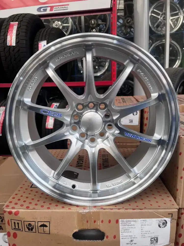 Rays ce28 ring 17 lebar 7,5 pcd 5x100/114,3 ET 40 New veloz xenia