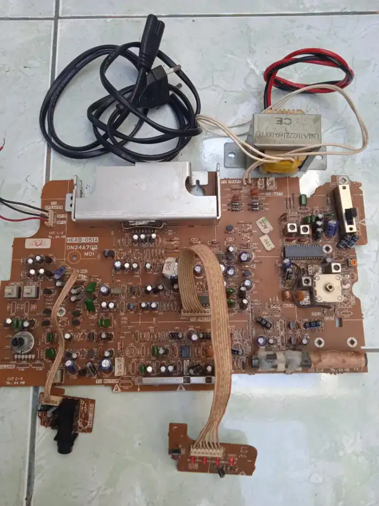 mesin/pcb compo radio tape polytron