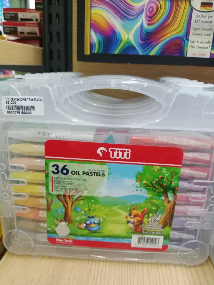 Crayon oil pastel merk TITI isi 36 warna