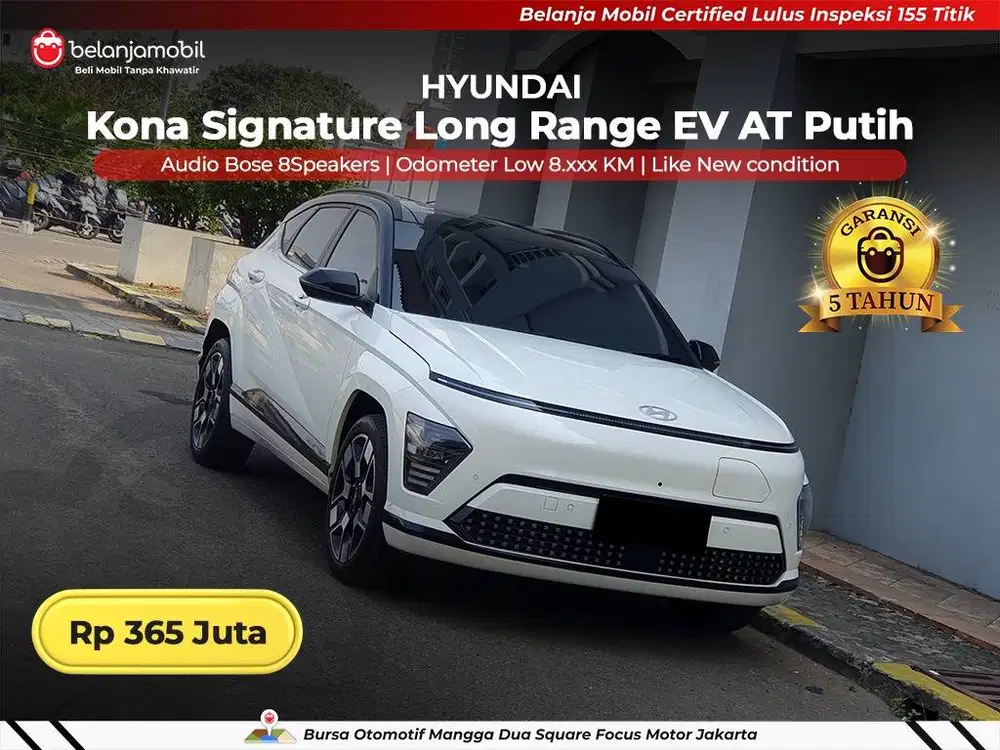 [ KM LOW 8RB ] Hyundai Kona Signature Long Range EV AT 2024/2025
