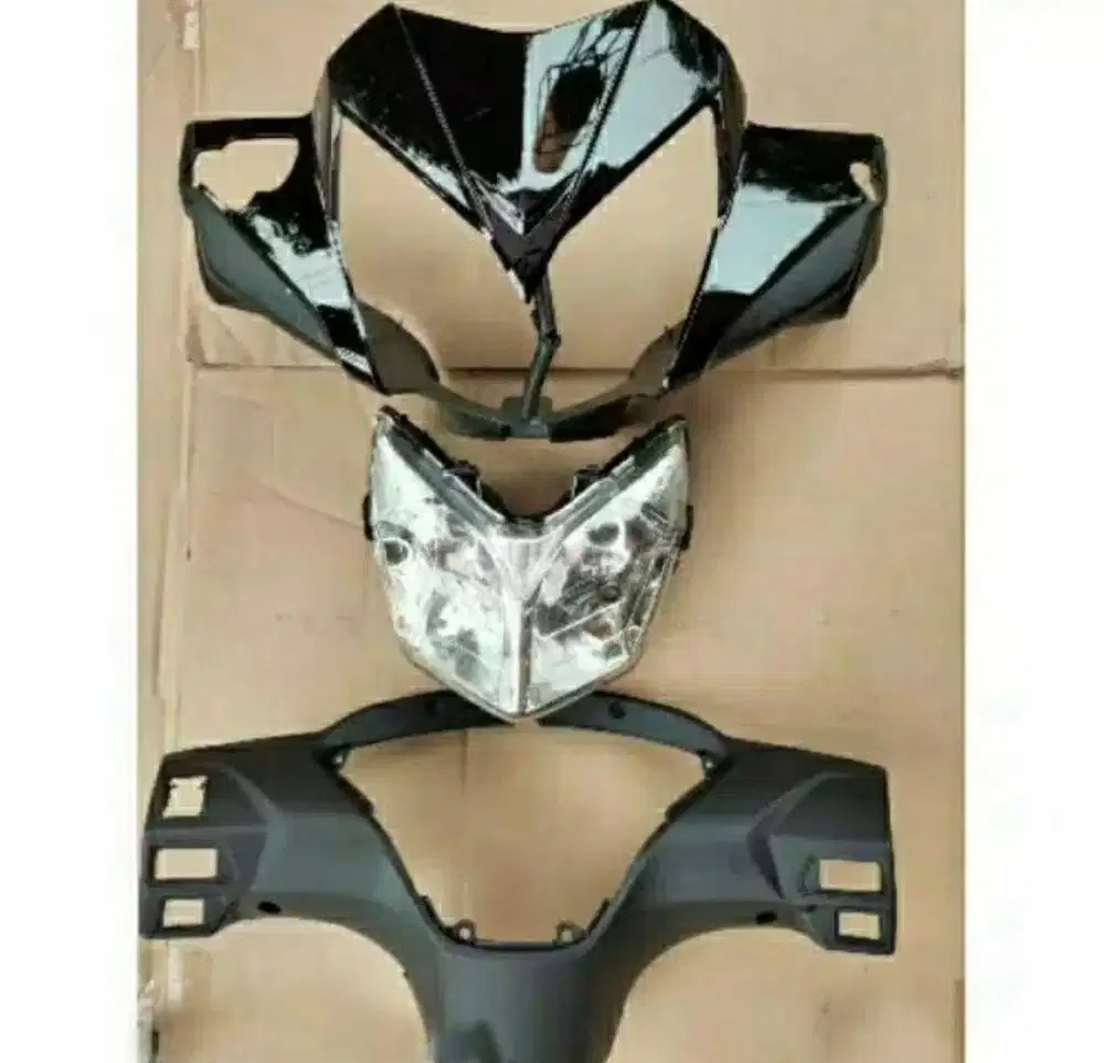 Batok totok kepala depan belakang 1 set Honda Supra X 125 plus Lampu