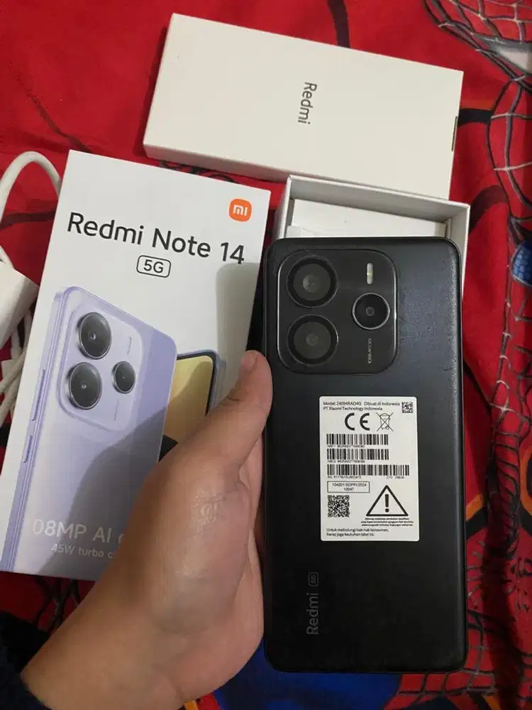 Xiaomi Redmi Note 14 5G 8+4/256GB Black Lengkap