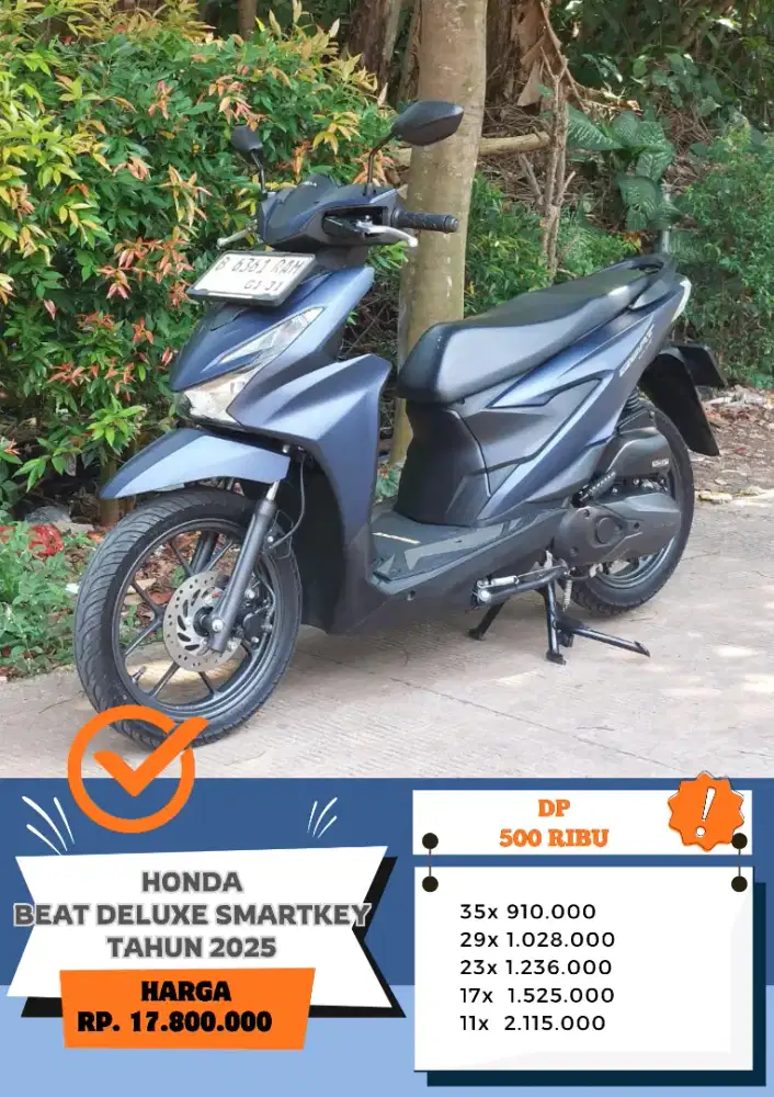 HONDA BEAT DELUXE SMARTKEY TAHUN 2025