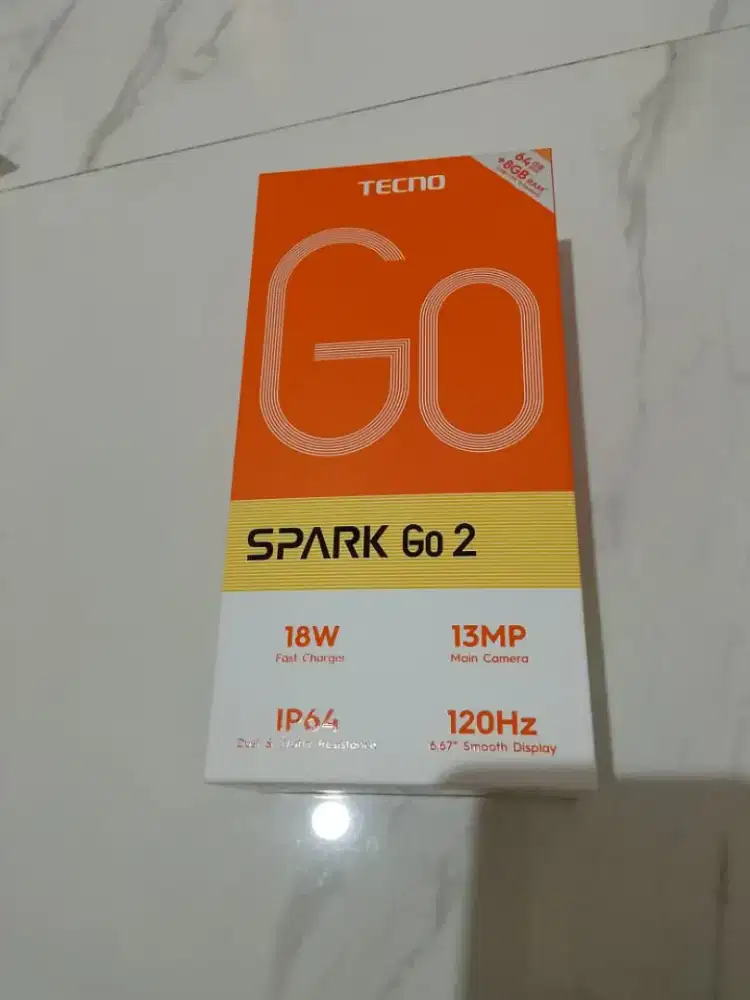 HP Tecno go 2 warna silver