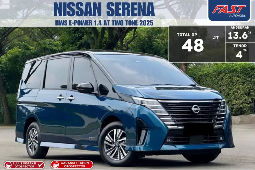 NISSAN NEW SERENA HWS E-POWER 2025 1.4 TWO TONE AT LOW KM.2RB LIKE NEW