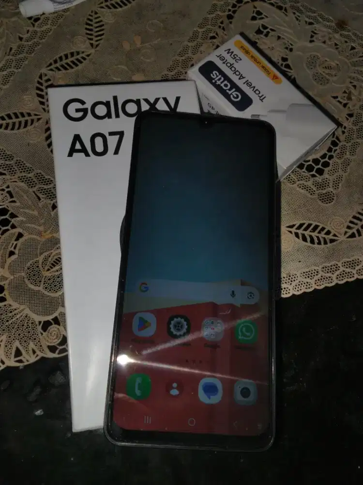 Samsung A07 black 4/128 fullset