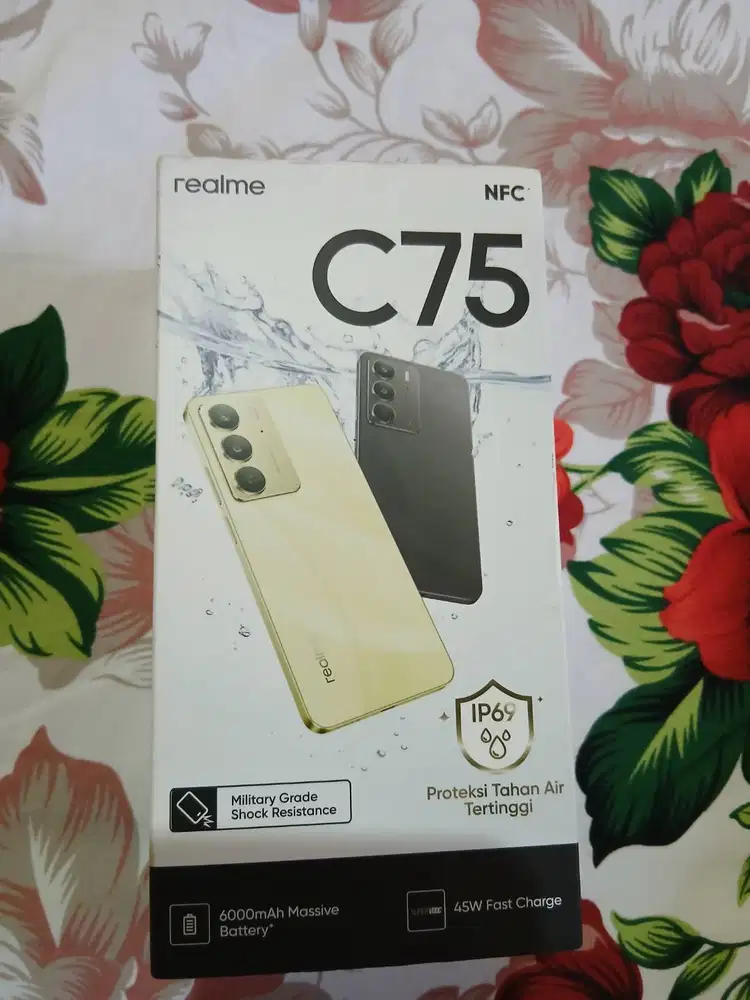 Hp Realme C75 Pemakaian 6 bulan