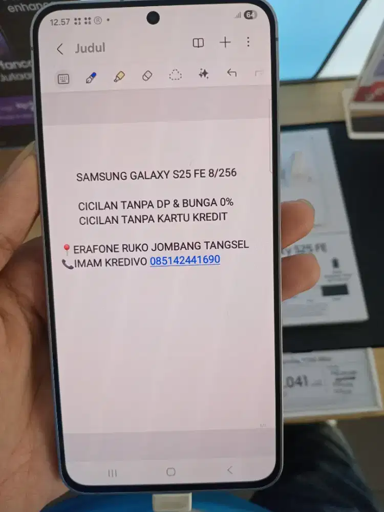 SAMSUNG GALAXY S25 FE 8/256 CASH/CICILAN TANPA DP