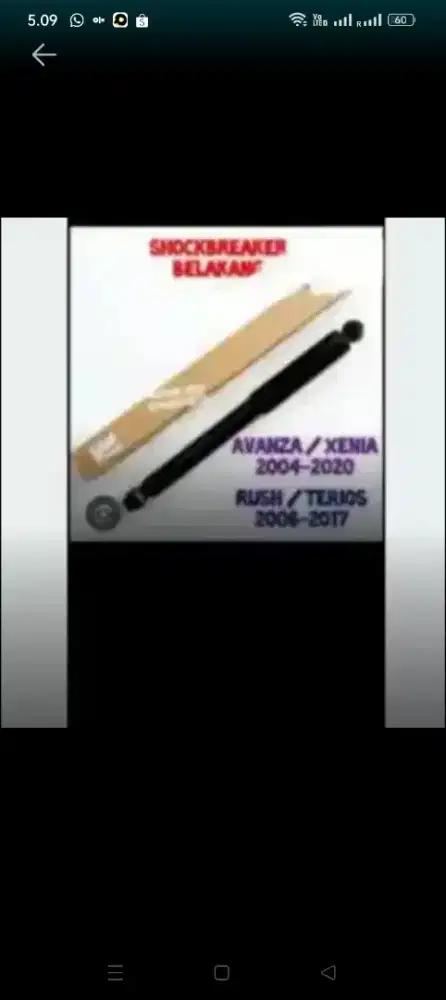 Se rpasang shockbreker Avanza , g max terios