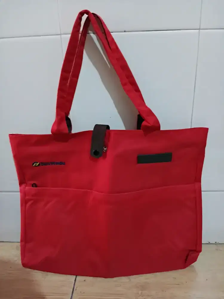Tas kantor bahan kanvas