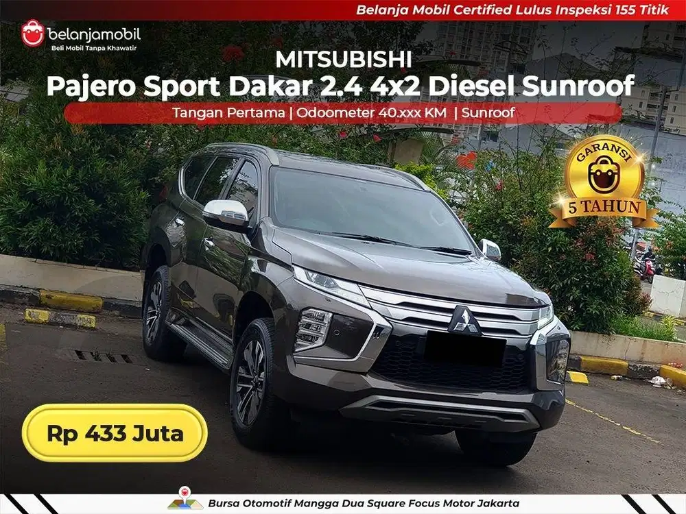 [ GARANSI 5TH ] Mitsubishi Pajero Sport Dakar 2.4 2021/2022