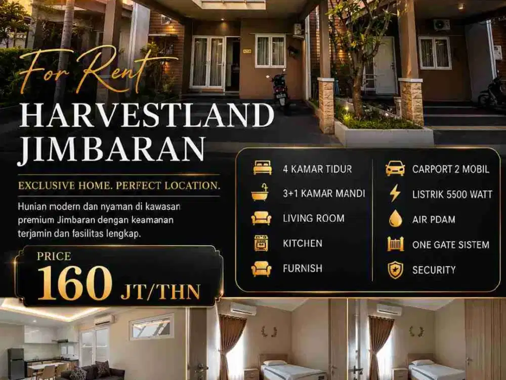 Rumah Cluster One gate Harvestland Jimbaran
