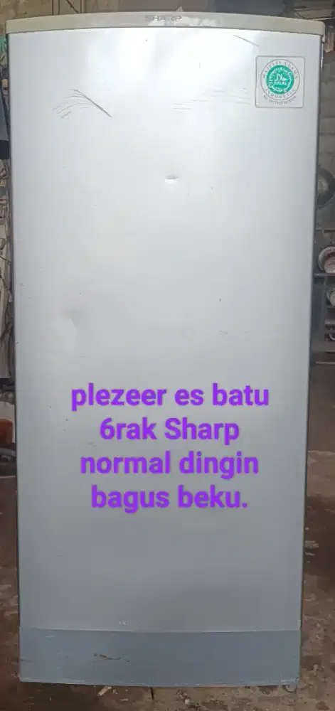 Plezeer es batu 6rak normal dingin bagus Sharp