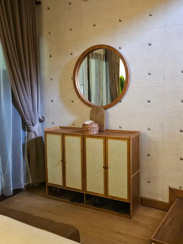 Rak Sepatu 6 susun 2 pintu