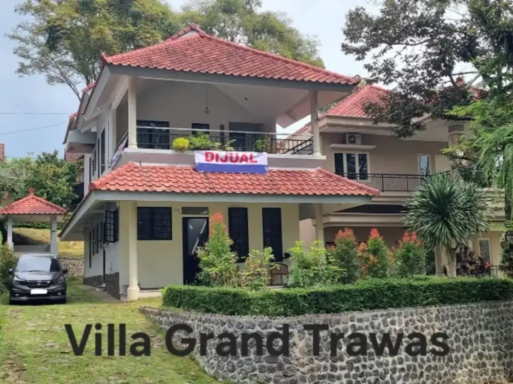 Villa 2lt Trawas bangunan bagus tinggal bawa tas travelling