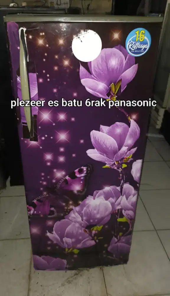 Plezeer es batu 6rak panasonic normal dingin bagus beku