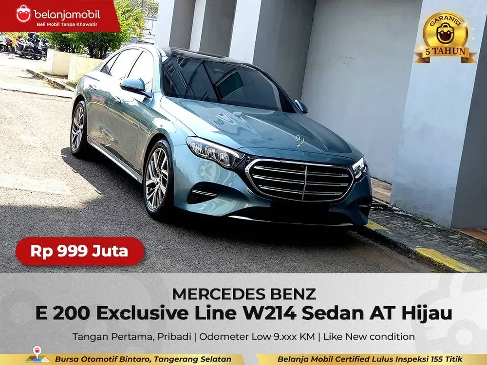 [ LOW KM 9RB ] Mercedes Benz Mercy E200 E 200 Exclusive W214 2024/2025