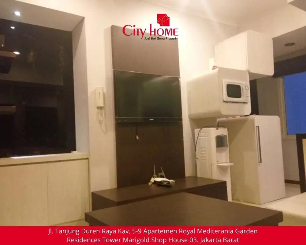 Tinggal Masuk! Apartemen 2BR Furnsihed Lengkap, Jakarta Barat