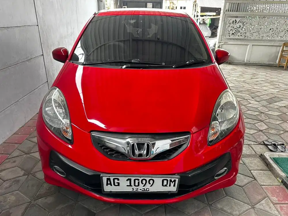 Brio merah 2015 E satya mt manual wipper belakang ada