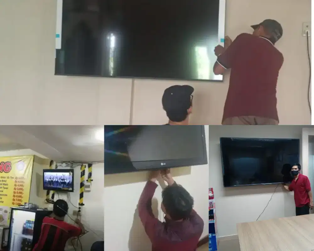 Braket +pasang atau jasa pasang terima rapih breket bracket led tv