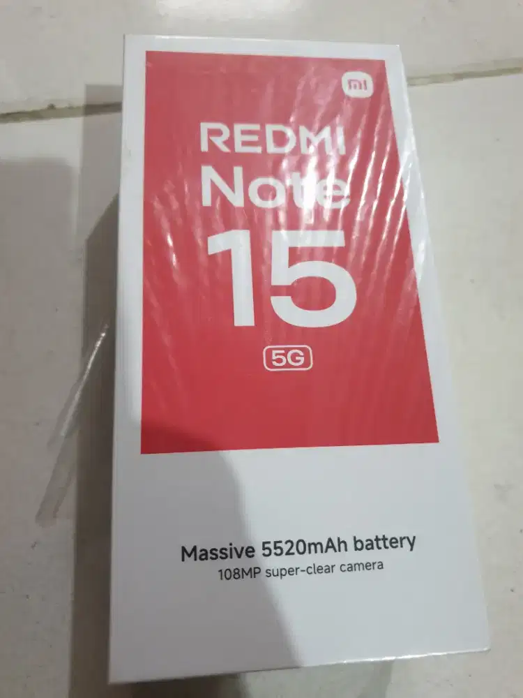 Redmi note 15 5G 8/256 masih Baru