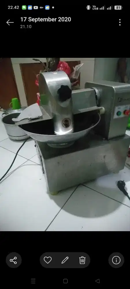 mesin adonan bakso