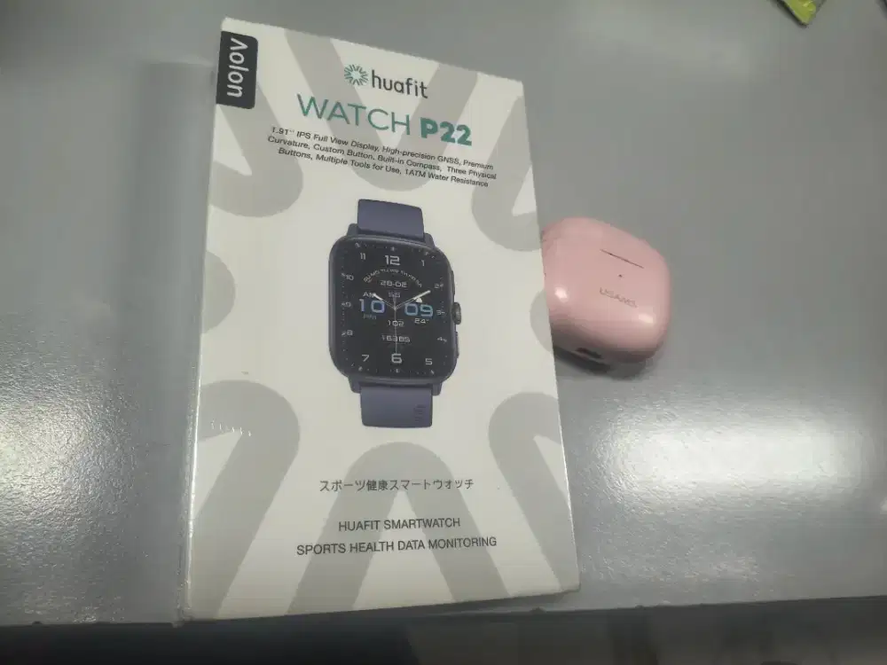smartwatch aolon p22 gps connect strava ada games utk kids