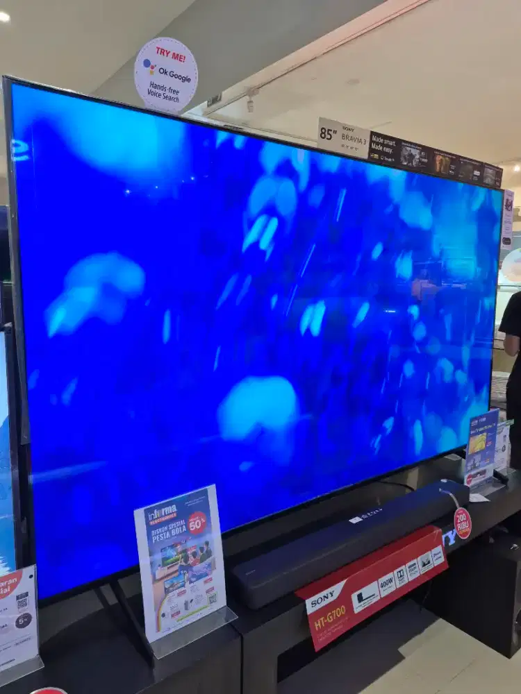 SONY GOOGLE TV 85INCH PROMO ANGKAT DISPLAY