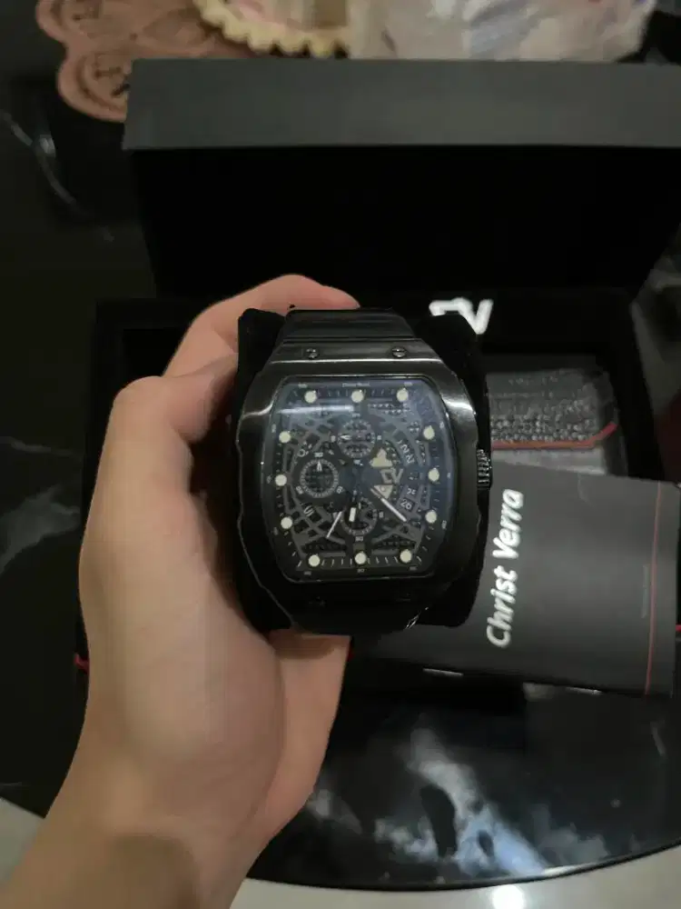 Jam tangan cowok Christ verra preloved