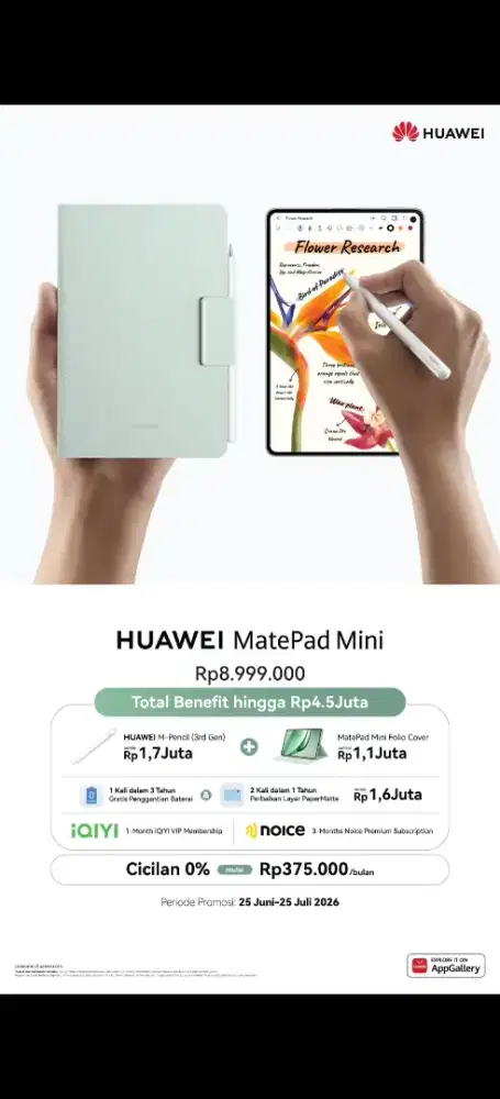 huawei matepad mini mall kelapa gading