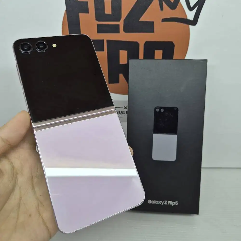 Samsung Z Flip 5 8/256GB Lavender FULLSET NO MINUS NO KENDALA