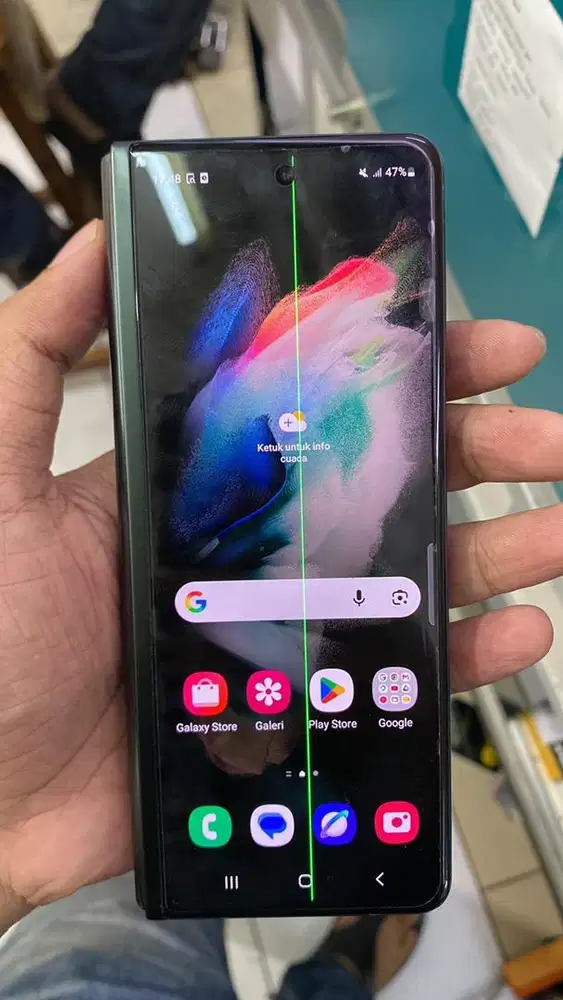 samsung fold 6 12/256 second resmi lengkap & original bawaan