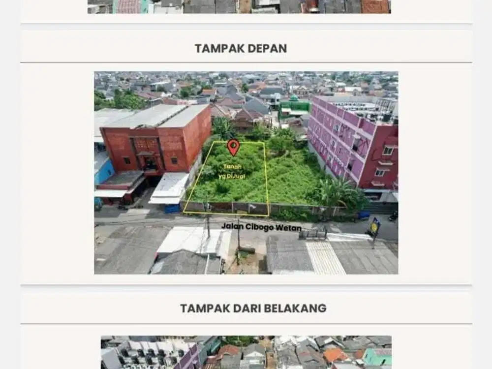 DIJUAL CEPAT!! Tanah dibelakang Summarecon Mall Serpong!!
