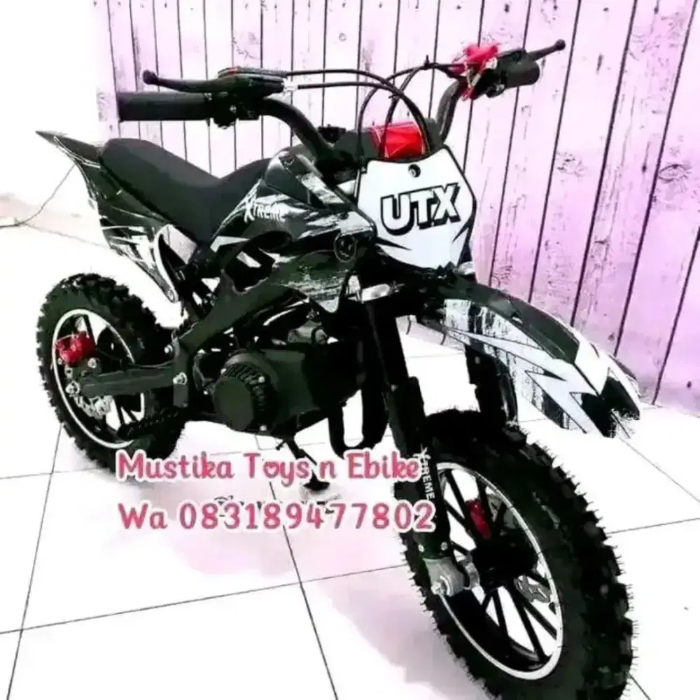 Minitrail Anak Utx701 49cc,mesin 2tak,stok hnya 5unit bsa naik BB 50kg