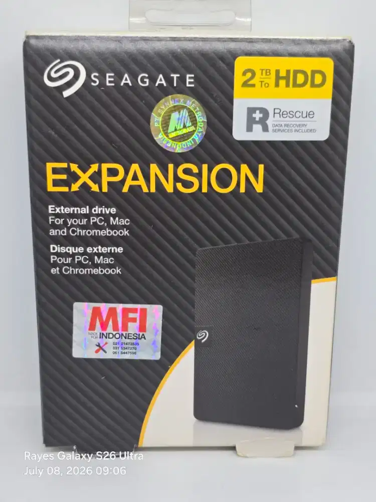 Seagate Expansion 2TB Original MFI Hardisk External HDD