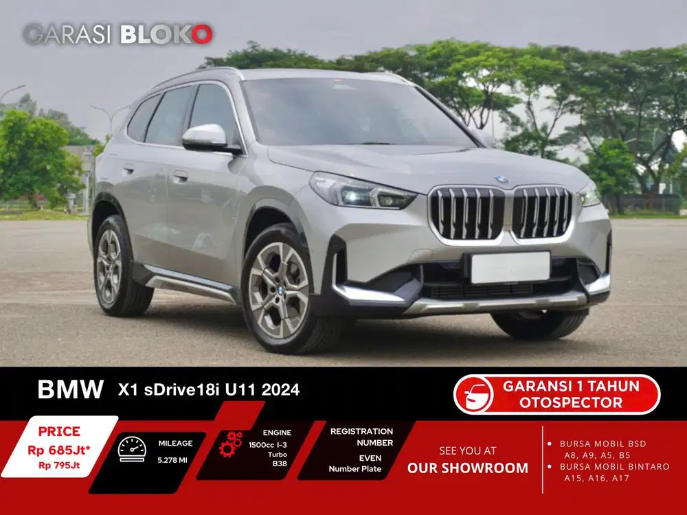 Odo 5rb Warranty ON - BMW X1 U11 Facelift sDrive18i B38 2024 / 2025