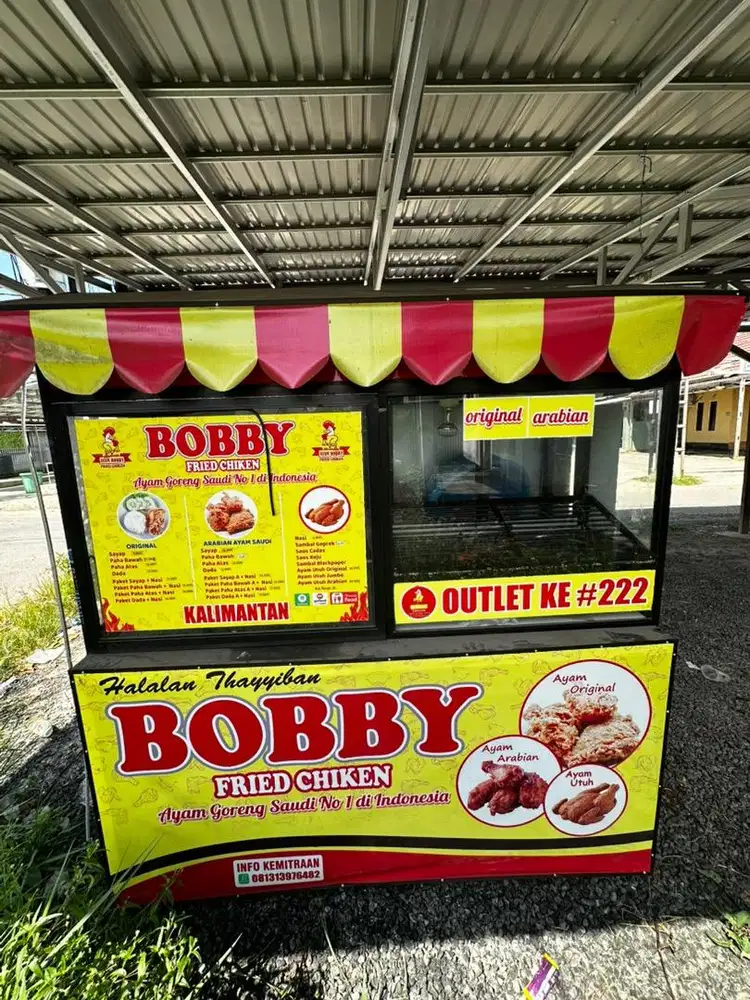 Jual rombong bekas ayam bobby